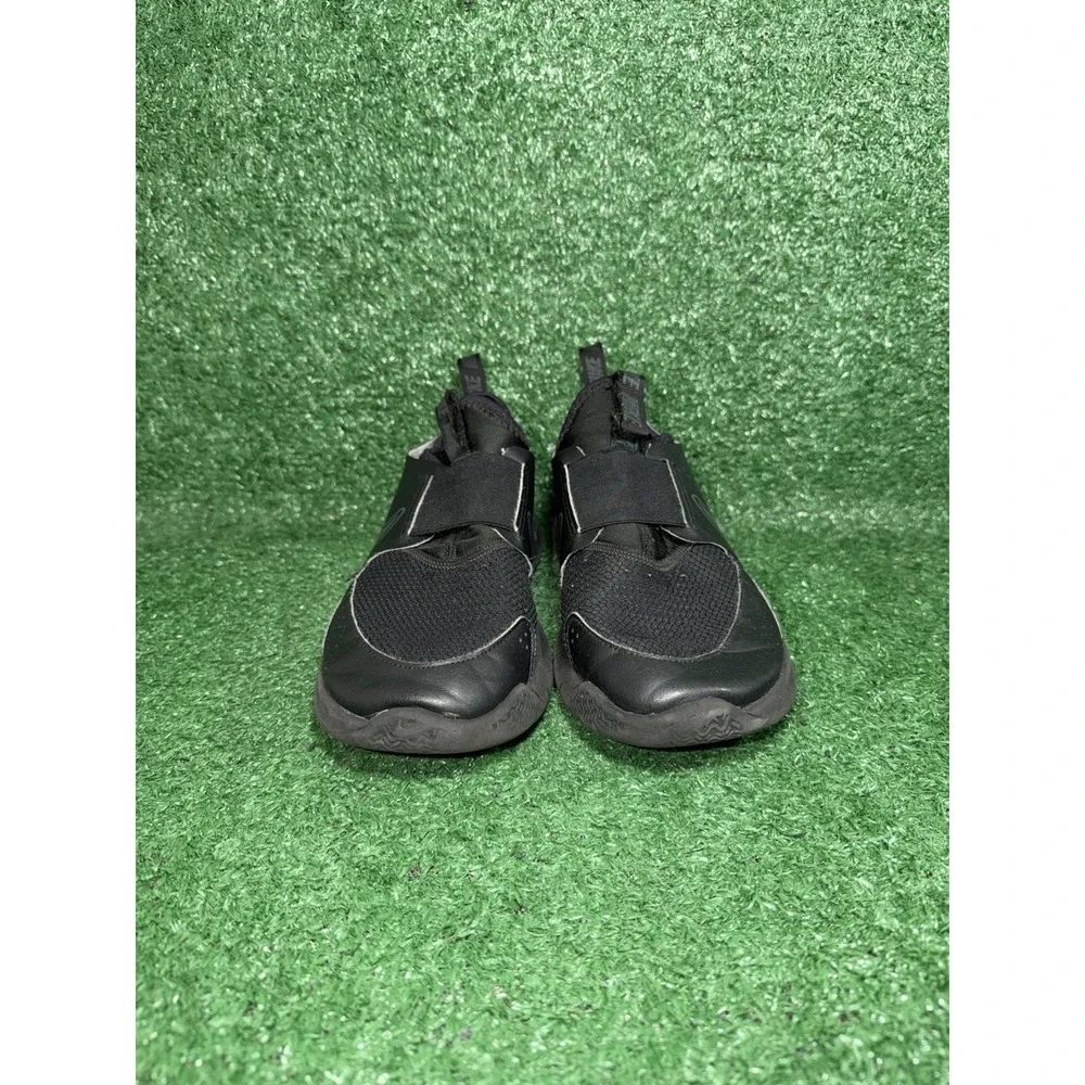 Nike Kids Youth Size 6Y Flex Runner Black Running Shoes Comfy Slip On Sneakers